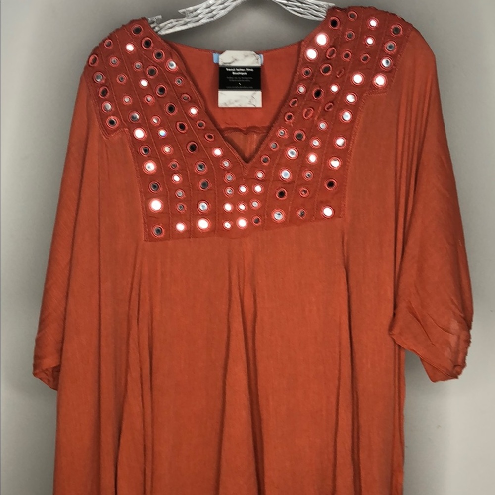 Boho Rust Style top - Picture 5 of 10